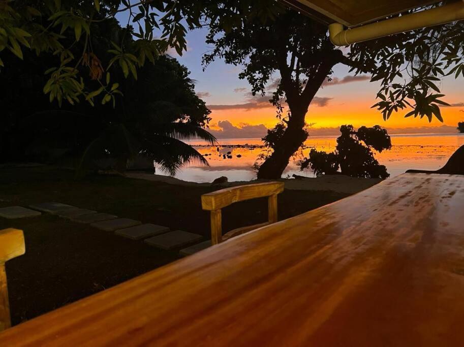 Bungalow Tiarii, Avec Acces Direct A Une Plage Privee Tevaitoa Extérieur photo