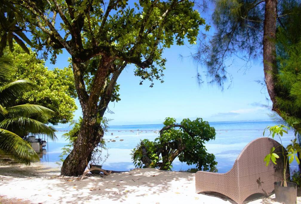 Bungalow Tiarii, Avec Acces Direct A Une Plage Privee Tevaitoa Extérieur photo